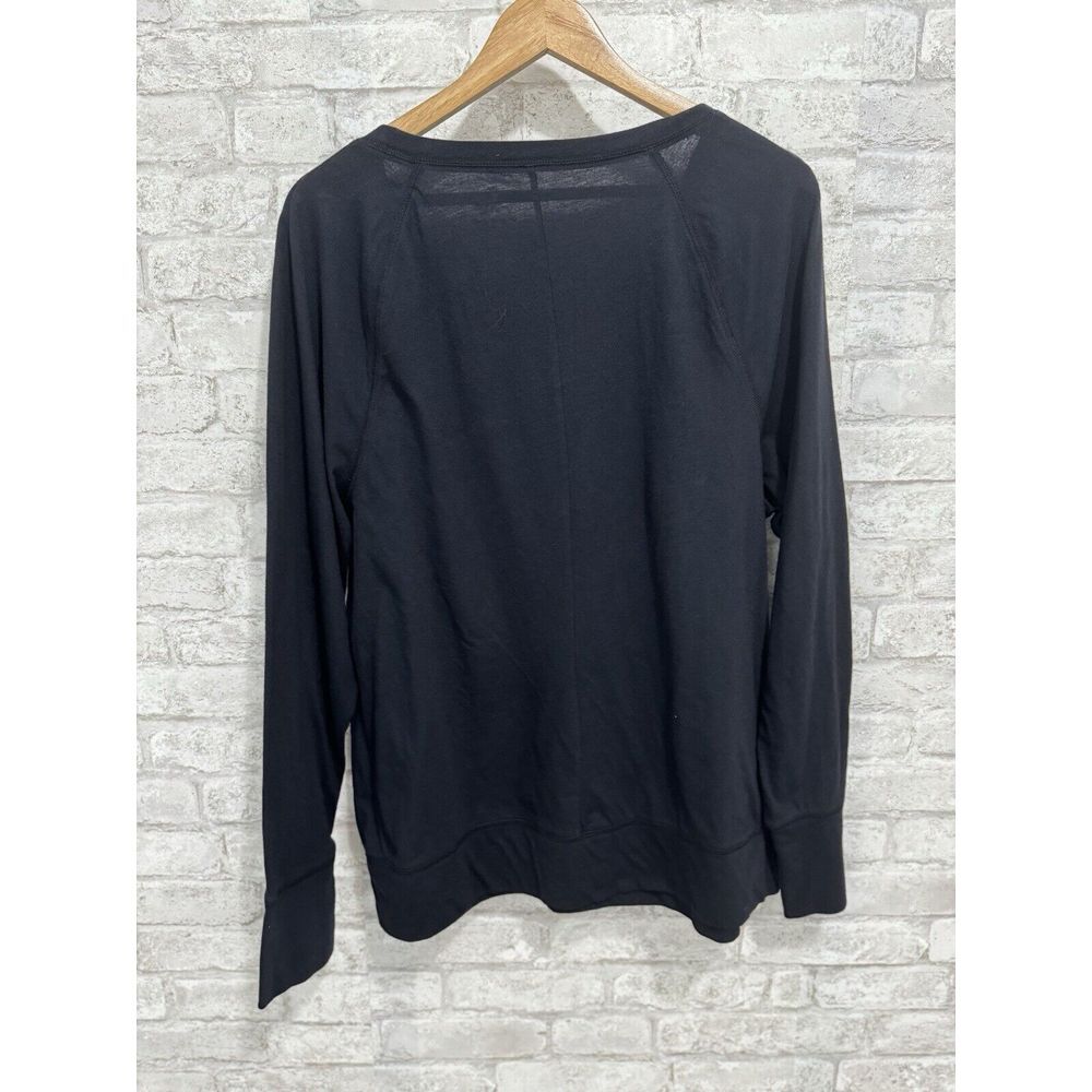 Livi Active Womens Black Long Sleeve Snow Worries Shirt‎ Size 18 20 - Picture 5 of 10